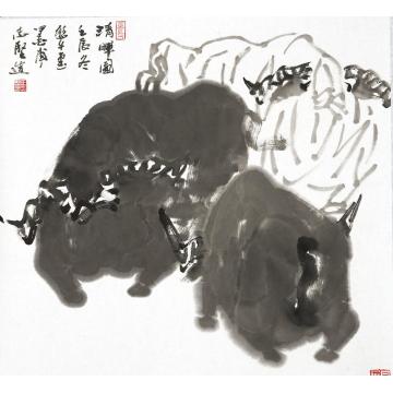 王志坚国画动物清晖（1）字画之家