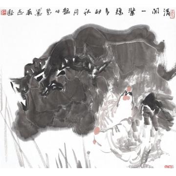 王志坚国画动物清闻字画之家