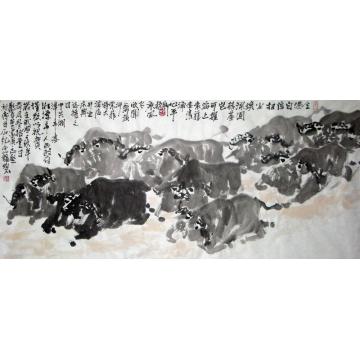王志坚国画动物全凭自信扫尘埃字画之家