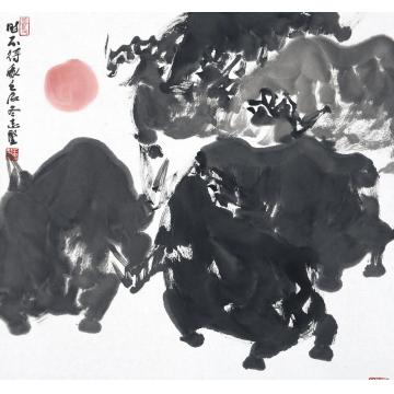 王志坚国画动物时不待我字画之家
