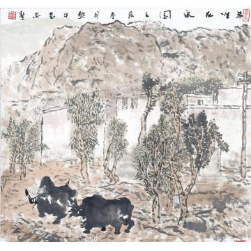 王志坚国画动物希望在家园字画之家