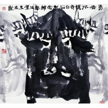 王志坚国画动物勇者不惧字画之家