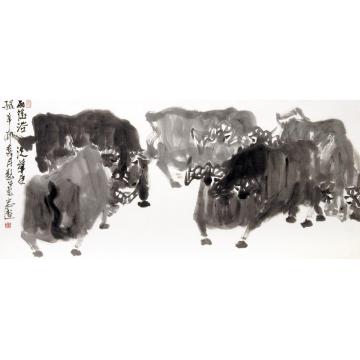 王志坚国画动物雨字画之家
