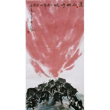 王志坚国画动物远山的呼唤字画之家