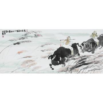 王志坚国画动物惠风和畅字画之家