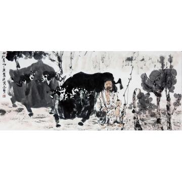 王志坚国画动物雨后青山山更青字画之家