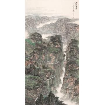 彭利铭国画山水太行书声字画之家