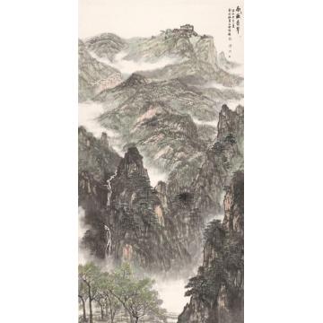 彭利铭国画山水南岳叠翠字画之家