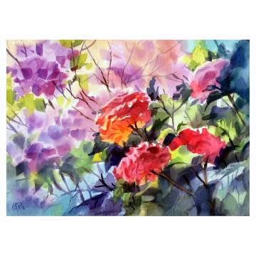 付子龙国画花鸟花卉字画之家