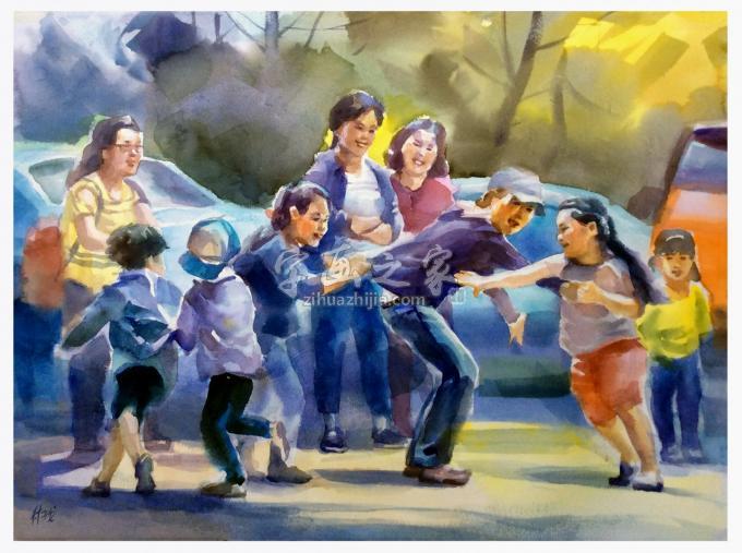 国画家付子龙字画之家