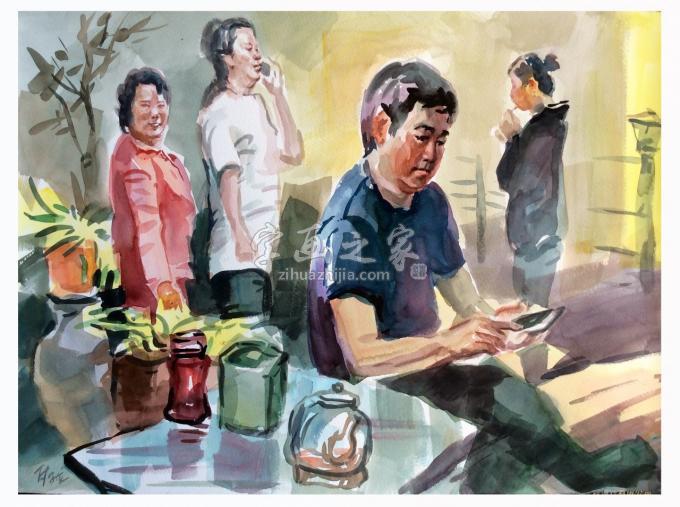 国画家付子龙字画之家
