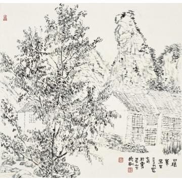 韩振刚油画风景雾灵山写生之二字画之家