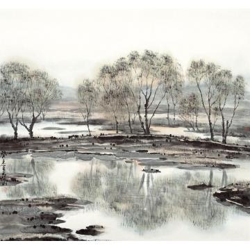 韩振刚油画风景早春字画之家