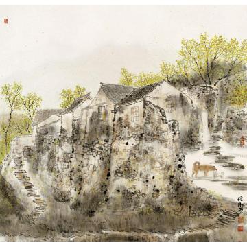 韩振刚国画山水山水系列020字画之家