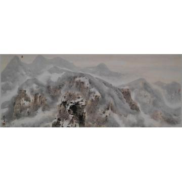 韩振刚油画风景十渡冬雪字画之家
