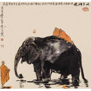 寇月朋国画动物大吉祥图字画之家