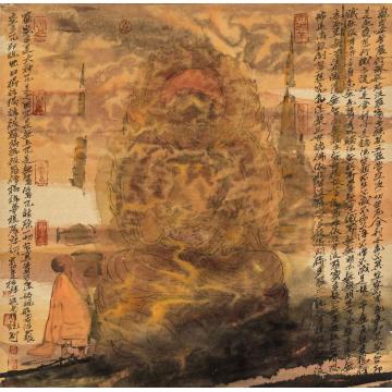 寇月朋国画人物灵化5字画之家