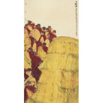 寇月朋国画人物上课图字画之家