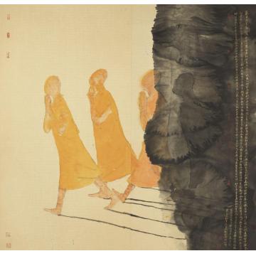 寇月朋国画人物心经字画之家