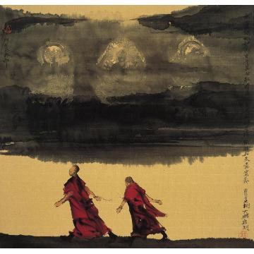 寇月朋国画人物重生字画之家