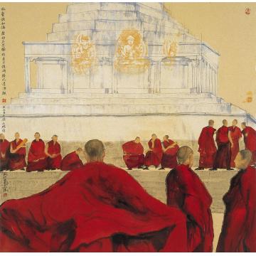 寇月朋国画人物课间字画之家