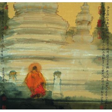 寇月朋国画人物第二大愿字画之家