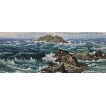徐生华油画风景中国钓鱼岛字画之家