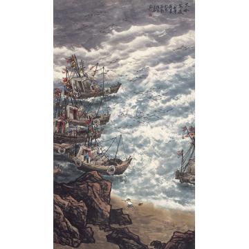 徐生华油画风景天风海浪字画之家