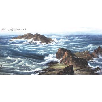 徐生华油画风景中国钓鱼岛字画之家