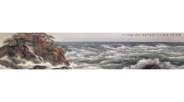 徐生华油画风景海纳百川01字画之家