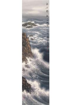 徐生华油画风景百川归海字画之家