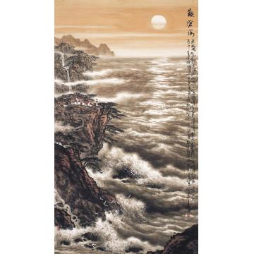 徐生华油画风景观沧海01字画之家
