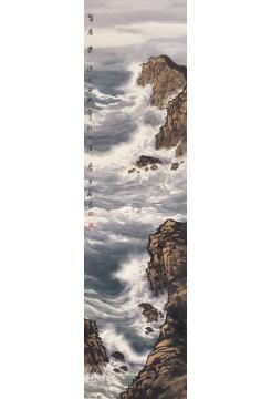 徐生华油画风景智者乐水01字画之家