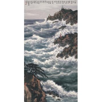 徐生华油画风景笔海任呼啸01字画之家