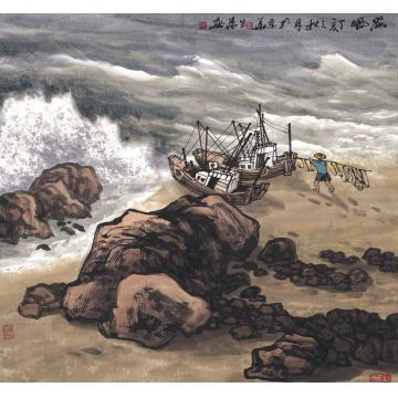 徐生华油画风景海风字画之家