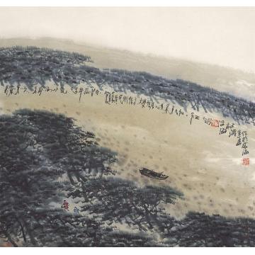 徐生华油画风景松林沙滩字画之家