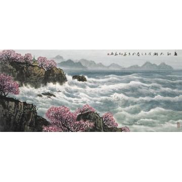 徐生华油画风景春到太湖字画之家