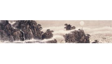 徐生华油画风景涛从腕下生 浪自笔端涌字画之家
