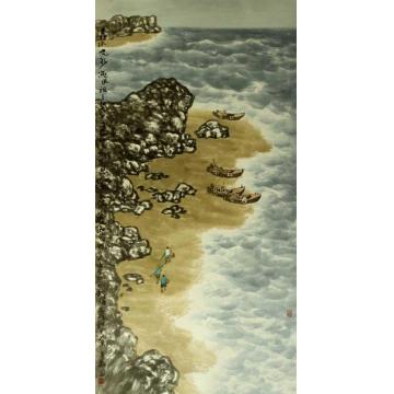 徐生华油画风景靠水吃水字画之家