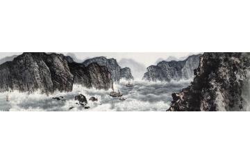 徐生华油画风景夏游下龙湾字画之家