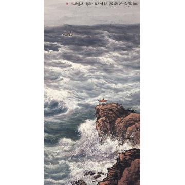 徐生华油画风景观沧海壮胸怀字画之家