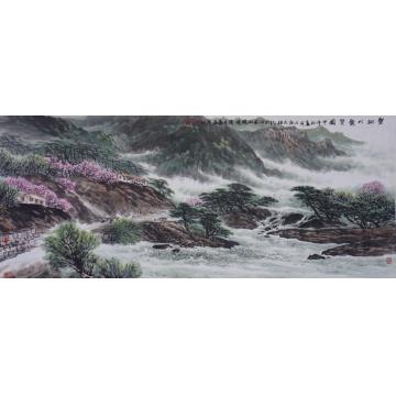 徐生华油画风景圣桃山聚贤图字画之家