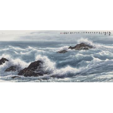 徐生华油画风景观海而心静字画之家