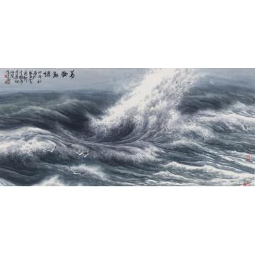 徐生华油画风景春歌潮语字画之家