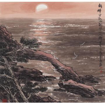 徐生华油画风景朝辉字画之家