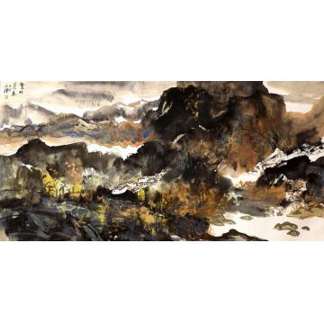 刘守信国画山水万象峥嵘字画之家