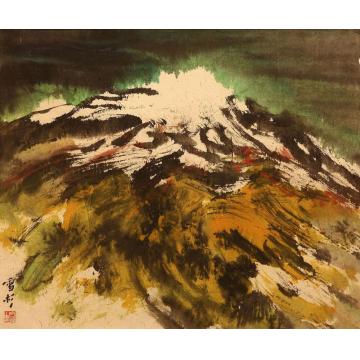 刘守信国画山水巴颜喀拉山字画之家