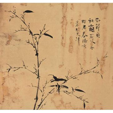 霍春阳国画花鸟劲节负秋霜字画之家