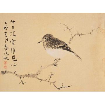 霍春阳国画花鸟他日凌云谁见心字画之家