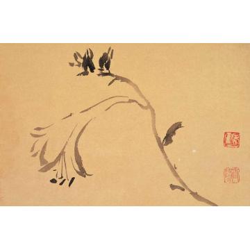 霍春阳国画花鸟香风拂面字画之家